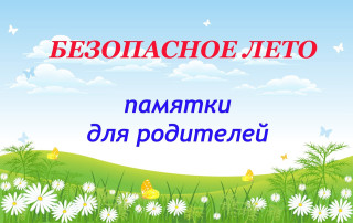 Безопасное лето Безопасное лето.